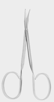 Ножиці СТІВЕНСА (STEVENS) для тенотомії, тупий/тупий, 10 см (cm), вигнуті